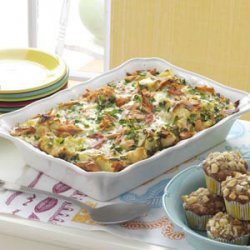 Elegant Smoked Salmon Strata