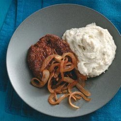 Broiled Steaks with Parmesan-Sage Potatoes