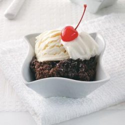 Minty Hot Fudge Sundae Cake