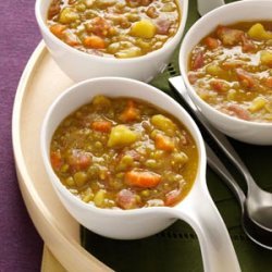 Spiced Split Pea Soup