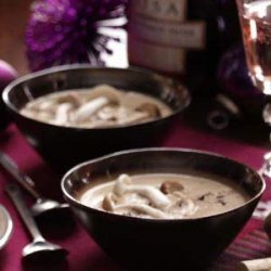 Brie and Wild Mushroom Soup