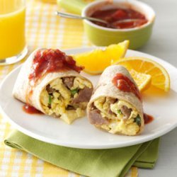 Green Chili Breakfast Burritos