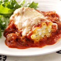 Sausage Lasagna Rolls