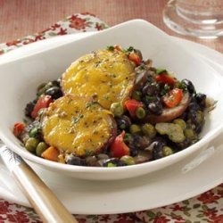 Black Bean Potato au Gratin