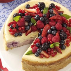 Red, White and Blue Cheesecake