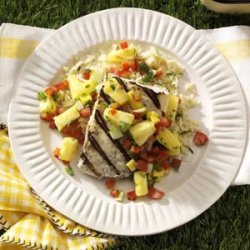 Fruity Halibut Steaks