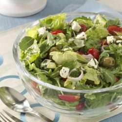 Marinated Cheese-Topped Salad