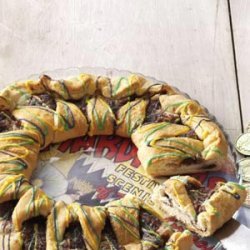 King Cake with Cream Cheese Filling