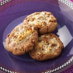 German Chocolate Thumbprint Cookies