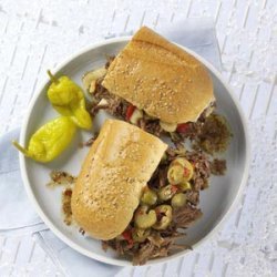 Mom's Italian Beef Sandwiches