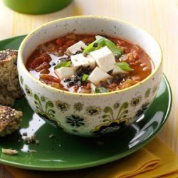 Southwest Vegetarian Lentil Soup