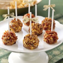 Brandy & Date Cheese Ball Pops