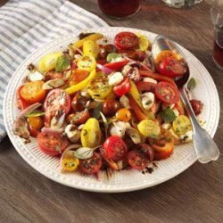Roasted Pepper Salad with Balsamic Vinaigrette
