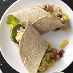 Easy Southwestern Veggie Wraps