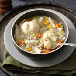 Mommaâs Turkey Stew with Dumplings