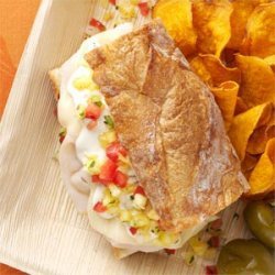 Turkey Sandwich with Pineapple Salsa