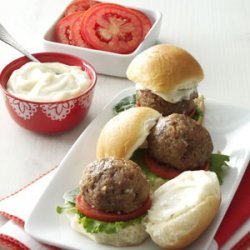 BLT Meatball Sliders