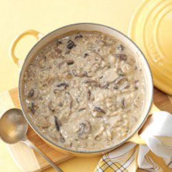 Mushroom & Wild Rice Soup