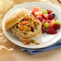 Turkey Burgers with Mango Salsa