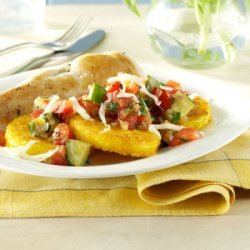 Veggie-Topped Polenta Slices