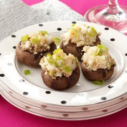 Shrimp and Goat Cheese Stuffed Mushrooms