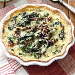 Spring Greens Quiche