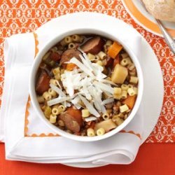 Lentil and Pasta Stew