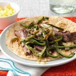 Marinated Steak & Pepper Fajitas