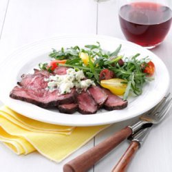 Blue-Cheese Flat Iron Steak