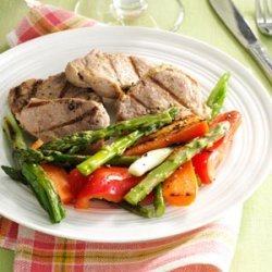 Grilled Pineapple Pork & Vegetables