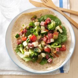 Italian-Style Veggie Wraps