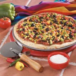 Mexican Vegetable Pizza