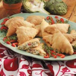 Creamy Herb Appetizer Pockets