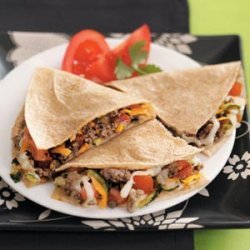 Chili Beef Quesadillas