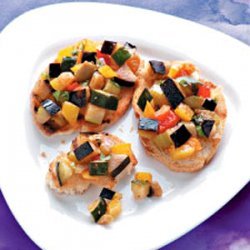 Grilled Caponata Bruschetta