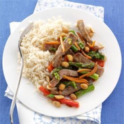 Orange Beef and Asparagus Stir-fry