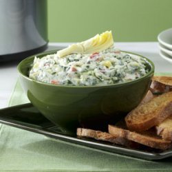 Cheese-Trio Artichoke & Spinach Dip