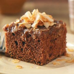 Upside-Down German Chocolate Cake