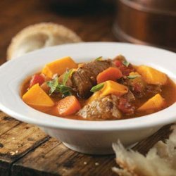 Southwestern Pork and Squash Soup