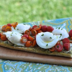 Pesto Goat Cheese Spread