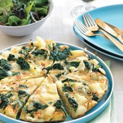 Kale, Potato, and Onion Frittata