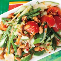 Long Bean, Cucumber, and Tomato Salad