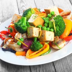 Grilled Vegetable Salad with Tofu