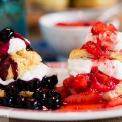 Red, White, and Blueberry Shortcakes