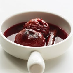 Plum and Red-Wine Sorbet