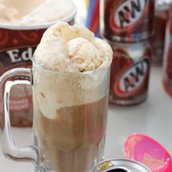 Root Beer Granita Float