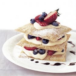 Strawberry-Blueberry Napoleons