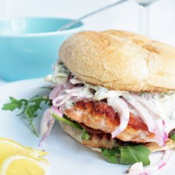 Salmon Burgers with Dill Tartar Sauce