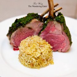 Rosemary-Pesto Lamb Rack