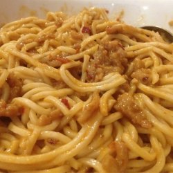 Szechuan Noodles with Peanut Sauce